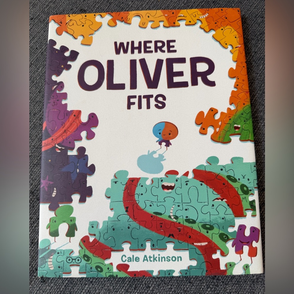 Where Oliver Fits In Colourful Hardcover Children’s Book Finding Friends